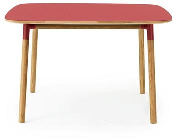 Normann Copenhagen Form Table 120x120 cm red/oak