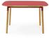 Normann Copenhagen Form Table 120x120 cm red/oak