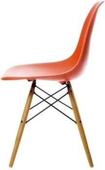 Vitra Eames Plastic Side Chair DSW rot