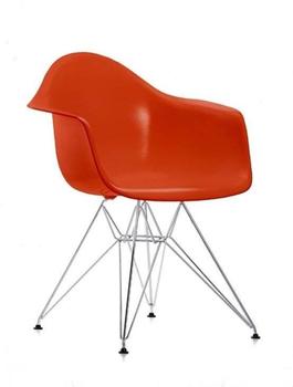 Vitra Eames Plastic Armchair DAR poppy red