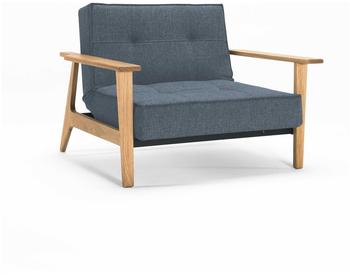 Innovation Sessel Splitback Frej aus Stoff blau