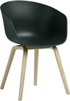 HAY About A Chair AAC22 (grün) (Gestell Eiche geseift)