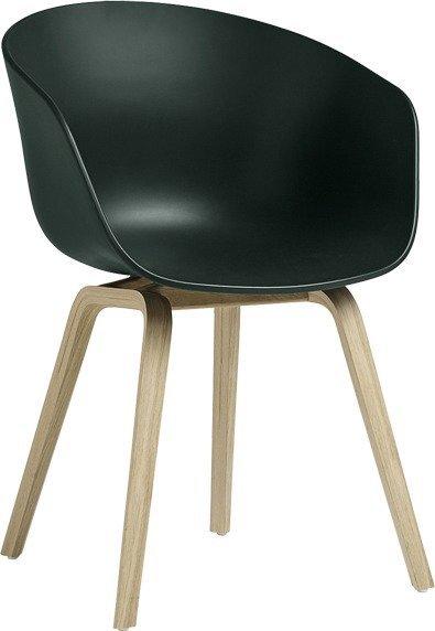 HAY About A Chair AAC22 (grün) (Gestell Eiche geseift)