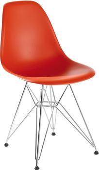 Vitra Eames Plastic Side Chair DSR H43 (440-300) poppy red
