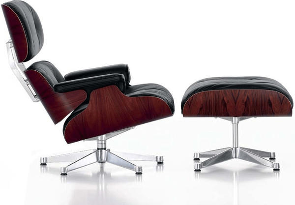 Vitra Lounge Chair & Ottoman XL (neue Maße) weiß