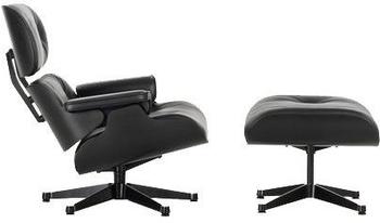 Vitra Lounge Chair & Ottoman XL (neue Maße) schwarz