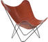 Cuero Design Leather Butterfly Chair Pampa Mariposa Oak/ Gestell schwarz