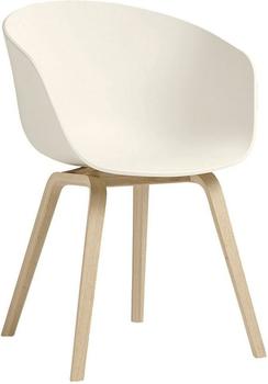 HAY About A Chair AAC22 (creme) (Gestell Eiche geseift)