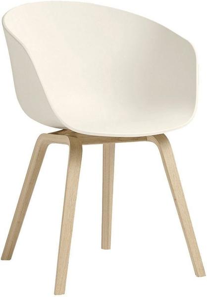 HAY About A Chair AAC22 (creme) (Gestell Eiche geseift)