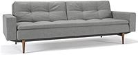 Innovation Dublexo Sofa mit Armlehnen Füße ulme dunkel/Bezug charcoat