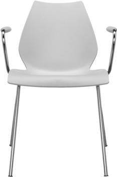 Kartell Maui Armlehnstuhl hellgrau (28725M)