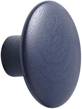 Muuto The Dots M Holz Kleiderhaken mitternachtsblau