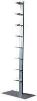 Radius Design Booksbaum Single Stand Gro&szlig; Silber &ndash; Standregal aus