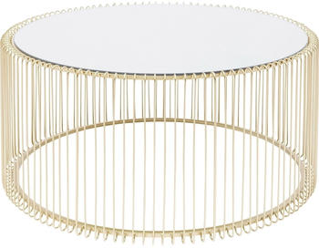 KARE Wire Uno Ø80cm Brass