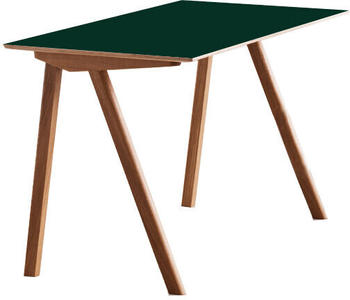 HAY Copenhague CPH90 Desk WB Linoleum grün / Gestell Eiche lackiert Wasserbasis (2635352049000)