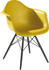 Vitra Eames Plastic Armchair DAR senf