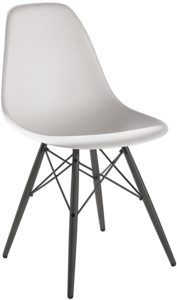 Vitra Eames Plastic Side Chair DSW schwarz weiß