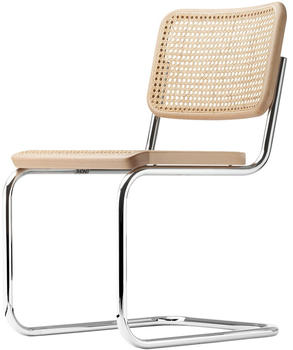 Thonet S 32 V Buche natur chrom (TP1)