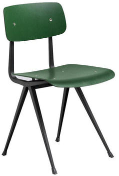 HAY Result Chair Eiche forest green lackiert wassserbasiert / Gestell schwarz (257351)