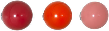 Vitra 3er Set Coat Dots Ø5cm rot