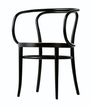 Thonet 209 Bugholzstuhl Rohrgeflecht schwarz gebeizt (TP 29)