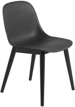 Muuto Fiber Chair Gestell Eiche Recycelt 49,5x77x53cm Eiche/black