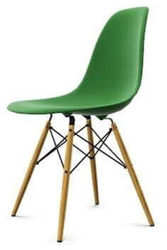 Vitra Eames Plastic Side Chair DSW grün