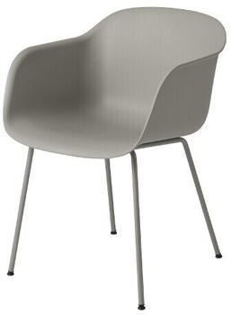 Muuto Fiber Armlehnstuhl Kunstoff 54x76x55 cm grau/grau (703)