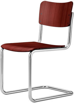 Thonet S 43 K Freischwinger Kinder 31x61x41 cm rubinrot gebeizt (805)