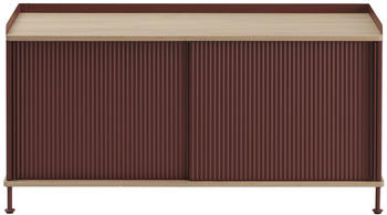 Muuto Enfold Sideboard oak/deep rot (711) 124x45 cm