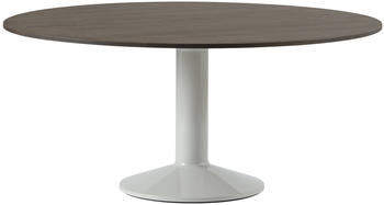 Muuto Midst Tisch Ø 160 cm Eiche dunkelgrau geölt (7044)