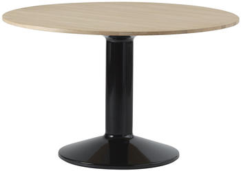 Muuto Midst Tisch rund Ø 120 cm Eiche schwarz/beige geölt (9005)