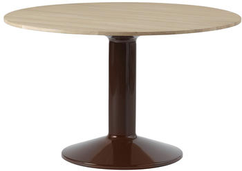 Muuto Midst Tisch rund Ø 120 cm Eiche dunkelrot/braun geölt (605)