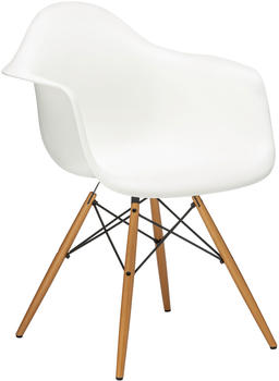 Vitra DAW Eames Plastic Armchair 62x80x60 cm (512) 43 cm weiß
