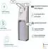 Blanc Hygienic SET: Armhebelspender EURO Spender EDELSTAHL + 6x 0,5-Liter Haut- und Händedesinfektion PRODUKTSET