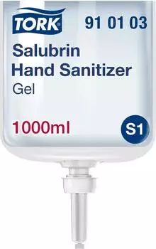 Tork Desinfektionsmittel Salubrin 910103 S1 H&auml;ndedesinfektionsgel f&uuml;r Spender 1 Liter