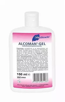 R&ouml;sner-Mautby Meditrade Alcoman Handdesinfektions-Gel alkoholisch 00961 1 Flasche = 100 ml