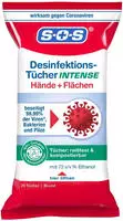 SOS Desinfektionst&uuml;cher Extra Stark 25 St&uuml;ck