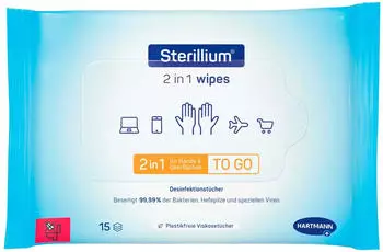 Hartmann Sterillium 2in1 Wipes Hand- und Fl&auml;chendesinfektion 15 Stk.