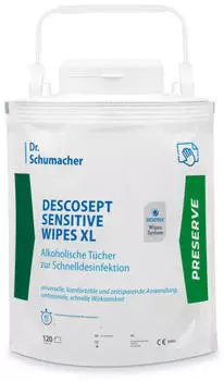 Dr. Schumacher Descosept Sensitive Wipes XL 120 Stk.