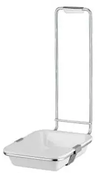 Temca TEMDEX Schalenhalter mit Schale AS10 f&uuml;r 1000 ml Spender B151 x H 338 x T 255 mm
