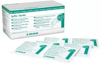 B. Braun B. Braun Softa Swabs 30 mm Alkoholtupfer zur Hautreinigung 10x100 St