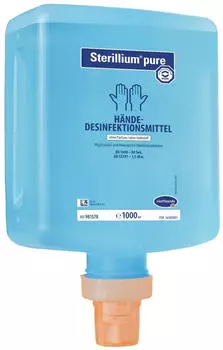 Hartmann Bode Sterillium pure 1 L f&uuml;r CleanSafe Spender H&auml;ndesinfektionsmittel zum Einreiben Halal konform koscher
