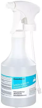 Uebe DOMOTHERM Spr&uuml;h- & Wischdesinf.plus o.Spr&uuml;hspender 500 ml