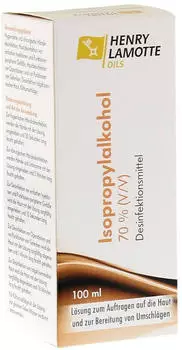 Henry Lamotte Isopropylalkohol 70% Fl&uuml;ssigkeit (100ml)