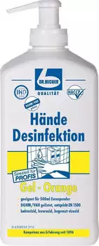 Dr. Becher H&auml;ndedesinfektionsgel Orange 500 ml (1468000)