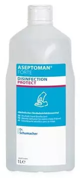 Dr. Schumacher Aseptoman Forte Alkoholische H&auml;ndedesinfektion 00-485OP-0015 150 ml Kittelflasche
