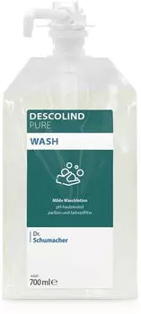 Dr. Schumacher Waschlotion DESCOLIND PURE WASH parfümfrei 00-631OP-B007 0,7 Liter Beutel ESH Vacu-Bag