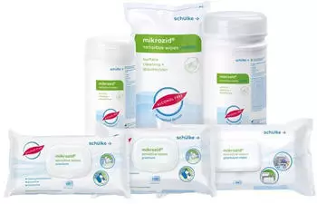 Sch&uuml;lke & Mayr mikrozid sensitive wipes Desinfektionst&uuml;cher 70003103 1 Spenderdose 120 St&uuml;ck