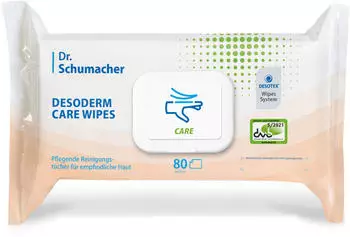 Dr. Schumacher DESODERM Feuchtt&uuml;cher Care Wipes 00-639NK-T080 1 Packung = 80 Feuchtt&uuml;cher